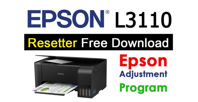 reset epson l3110 software download